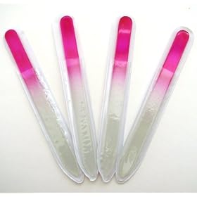 Crystal Glass Nail File 5.5" (Pink)