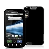 Black TPU Candy Rubber Flexi Skin Case Cover for Motorola Atrix 4G Phone Ne ....