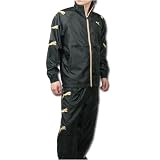 PUMA プーマ Three Cat Logo ナイロン上下セット 2010MODEL《メンズ：ブラック/ゴールド》シャドースリーセブン 813311-813314-01-01の画像