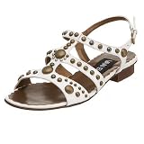Vaneli Women's Brisia Sandal,White Calf,11.5 M