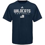 adidas New Hampshire Wildcats Navy Blue Sideline T shirt