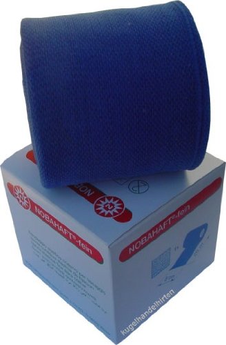 1 x Nobahaft fein Untertape Fixierbinde Haftbinde 20 m x 8 cm blau