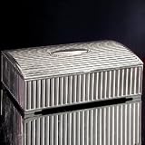 LINED JEWELRY BOX - LARGE JEWELRY BOX LINED/CRESTS