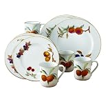 Royal Worcester Evesham Gold 12-Piece Dinnerware Set, Service for 4