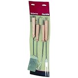 Char-Broil 2984181 Deluxe 3-Piece Chrome Barbecue Tool Set