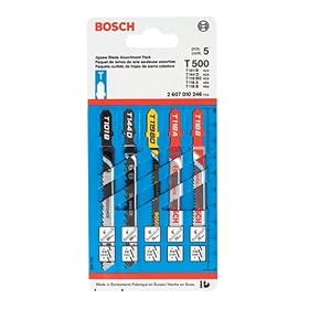 Bosch #T500 5PC Jig Blade ASST by ROBERT BOSCH TOOL GROUP