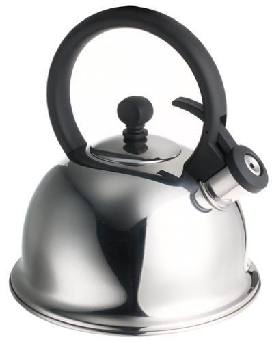 Farberware Classic Tiburon 2-1/2-Quart Whistling Stainless-Steel Teakettle