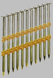 Senco KD27AABSN .131 Gauge by 3-inch Length Full Round Head Smooth Electro Galvanized Nail (4,000 per box)
