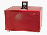 GenevaSound All-in-One Stereo for CD, iPod, iPhone,Radio, Line-in (Large-Red)