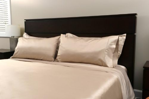 SMARTSILK 27 in. Duvet Cover and Sham Set (King:27in.Lx23in.Wx8in.H(3.84 lbs.)-Champaigne)