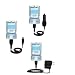 Deluxe Kit for the PalmOne Tungsten T3 includes a USB cable with Car and Wall Charger - Gomadic Brand w/ TipExchange Technology