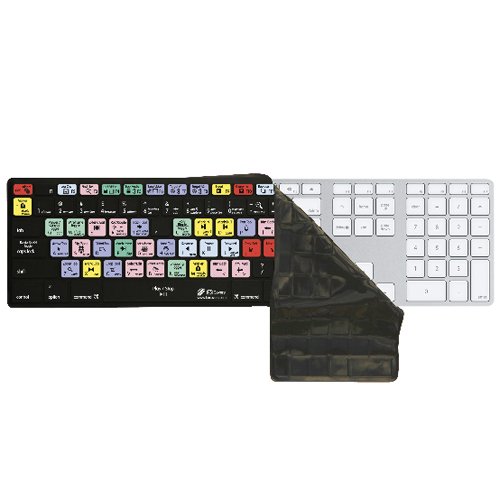 KB Covers Final Cut Pro/Express Keyboard Cover, Apple Ultra-Thin Keyboard, Black