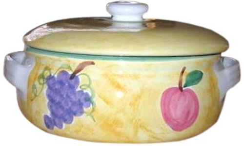 Caleca Frutta Covered Casserole Dish