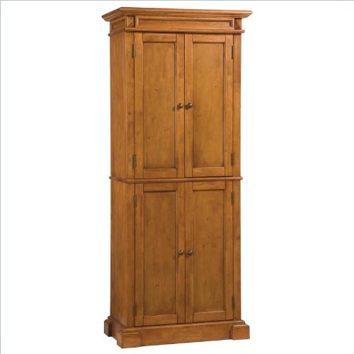 Home Styles 5004-69 Americana Pantry Storage Cabinet, Distressed Oak Finish