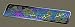Zentrum Studios ® Etched Metal Bookmark Stylized Grape Arbor-palladium