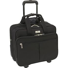 Samsonite(R) Wheeled Notebook Computer Business Case, 13in.H x 16 1/2in.W x 6in.D, Black