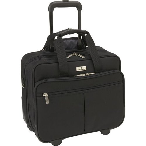 Samsonite(R) Wheeled Notebook Computer Business Case, 13in.H x 16 1/2in.W x 6in.D, Black