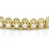14K White Gold Diamond Bracelet -- 5.00 Ct. SI1-SI2 Eye Clean J/K