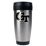Georgia Tech Yellow Jackets 16oz Stainless Steel Travel Tumbler NCAA College Athletics