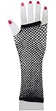Long Black Fishnet Gloves