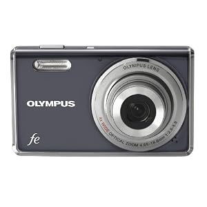 Olympus FE-4000 12MP Digital Camera with 4x Wide Angle Optical Zoom and 2.7 inch LCD (Dark Grey)