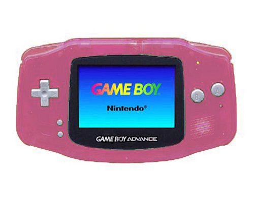 Childrens Toyshop  Video Games : Nintendo Clear Red Console (GBA)