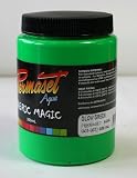 Review Colormaker  / Permaset Aqua Fabric & Screen Ink Glow Green 300ml