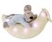 Ansmann LED Babycare Night Light Plush Toy Moonlight Mouse with Lullaby Function