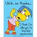 Simpsons Milhouse Knuckle Sandwiches Sticker