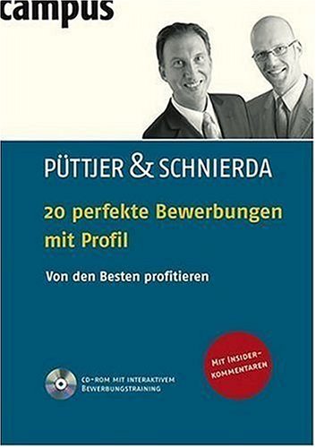 20 perfekte Bewerbungen mit Profil, m. CD-ROM