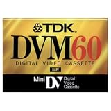 TDK DVC 60 Minute MiniDV Tape - 3 Pack