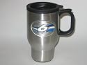 MARK MARTIN #6 16 oz. Logo Stainless Steel TRAVEL MUG