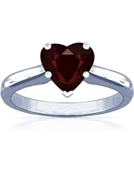 Platinum Heart Cut Ruby Solitaire Ring (GIA Certificate)