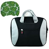 Sony Vaio 10 inch Netbook 2-Tone Tag Black-Silver Carrying Case + Mouse Pad