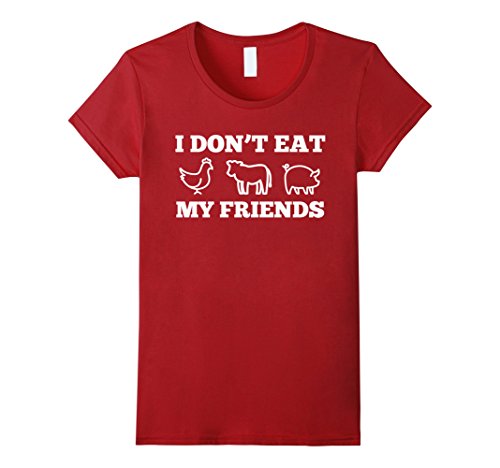 I Don't Eat My Friends | Funny Vegan Vegetarian T-shirt