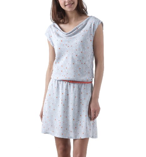 Promod Gemustertes Kleid mit Gürtel