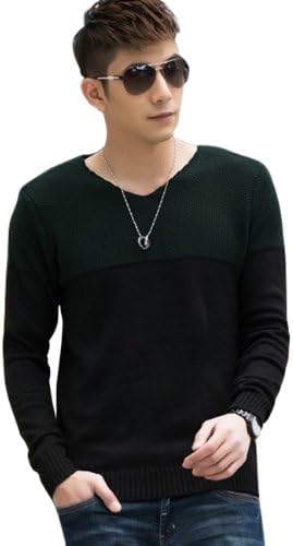 Wantdo Men's Casual Fashion Sweather Shirt XZ1204-M04(Black US M Loose/AisaXXL)