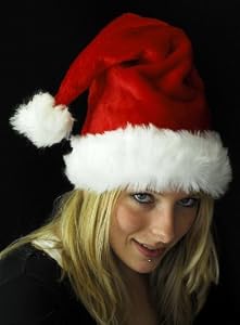 Weihnachtsmütze Mütze Weihnachten Weich Nikolausmütze Dicker Fellrand aus Plüsch Top Qualität Neue Qualität 2013 W100