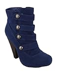 Suede Military Bootie