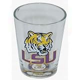 LSU Louisiana State Tigers Bullseye Bottom Shot Glass