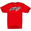 Alpinestars Stuck Men's Short-Sleeve Sports Wear Shirt - Red