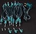 Novelty Lights 8.5 Feet 20 Bulb Clear Mini Light String on Green Wire, Non-Connectable Incandescent Fairy Lights for Bottles and Crafts, 4