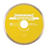 Silverline Tile Cutting Cutter Diamond Blade Disc 115mmx 22.2mm Heavy Duty