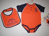 Syracuse Orangemen Mighty Mac Baby Onesie, Bib, and Booties