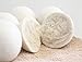 Wool Dryer Balls - 100% Organic Premium Wool - Laundry Dryer Balls - Fabric Softener Ball - Set of 4 Wool Balls - Drys Faster than Smart Sheep, Nellies, Norwex, Woolzies, Downy