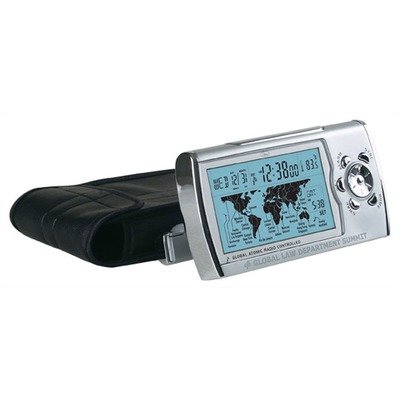Time Zone Map Clock
