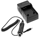 Premium CGA S007 Digital Camera Battery Rapid Charger with Car Adapter for Panasonic Lumix DMC-ZS1, DMC-TZ50, DMC-TZ5, DMC-TZ4