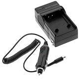 Premium CGA S007 Digital Camera Battery Rapid Charger with Car Adapter for Panasonic Lumix DMC-ZS1, DMC-TZ50, DMC-TZ5, DMC-TZ4