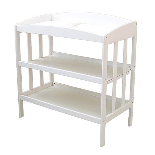 Click here for LA Baby 3 Shelf Wooden Changing Table, White prices