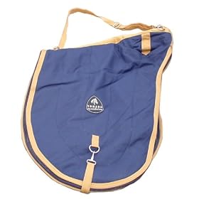 TOMARA equestrian English Saddle Case Bag -Navy